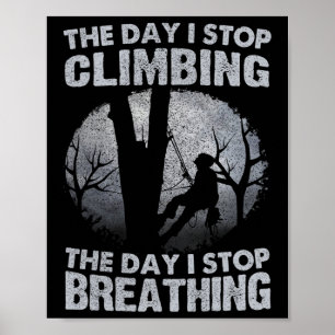 Herren Arborist Baumpfleger Holzfäller Herren S Poster