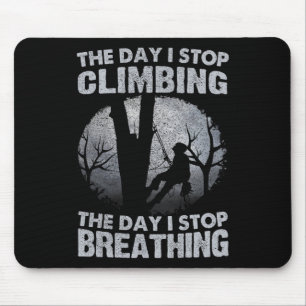 Herren Arborist Baumpfleger Holzfäller Holzarbeite Mousepad