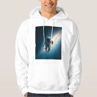 Herren Astronaut Weltraum Galaxie Pullover Kapuzen