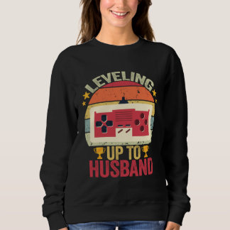 Herren Aufsteigen auf Ehemann Junggesellenabschied Sweatshirt