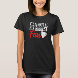 Herren Baseball-Mama Ich werde immer sein größter  T-Shirt