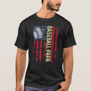 Herren Baseball Papa Coach Vatertag 2022 T-Shirt