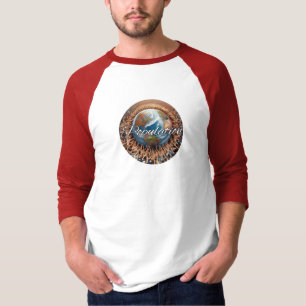 Herren Basic 3/4-Ärmel Raglan T-Shirt