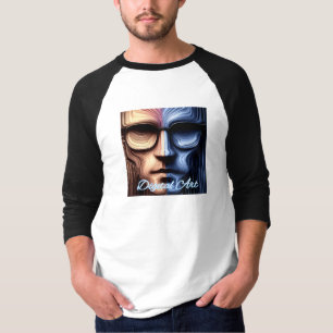Herren Basic 3/4 Ärmel Raglan T-Shirt