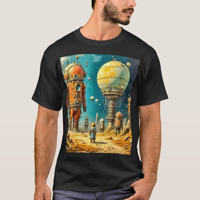 Herren Basic Dark T-Shirt (Vorderseite)