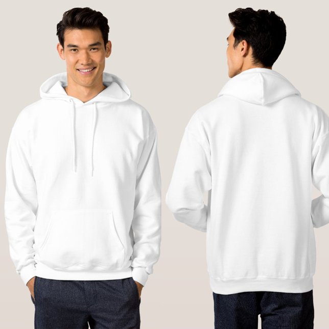 Herren Basic Hellfarbige Kapuzen-Sweatshirt Hoodie (Von Creator hochgeladen)