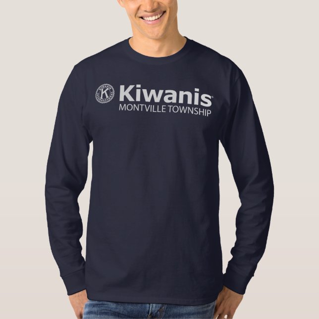 Herren Basic Langarm T-Shirt (Vorderseite)