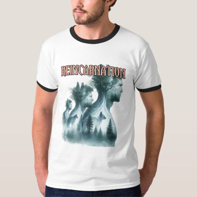 Herren Basic Ringel T-Shirt (Vorderseite)