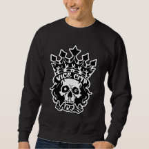 Herren Basic Sweatshirt mit King Skull Logo