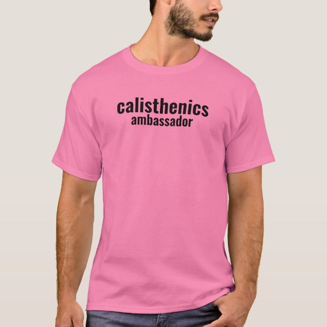Herren Basic T-Shirt | Calisthenics Botschafter (Vorderseite)