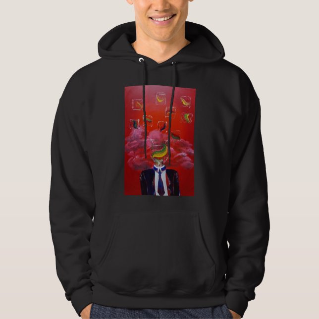 Herren Basic T-Shirt Hoodie (Vorderseite)
