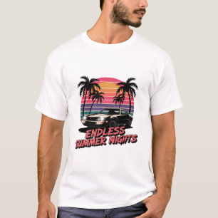Herren Basic T-Shirt Sommer Stimmung