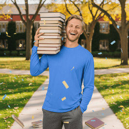 Herren Bella + Leinwand Langschläfer Premium Komfo Tri-Blend Shirt