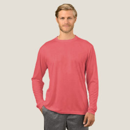 Herren Bella + Leinwand Langschläfer Premium Komfo Tri-Blend Shirt