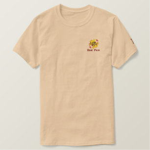 Herren besticktes Basic T-Shirt