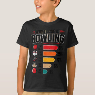 Herren-Bowling-Shirt Lustig Warum Verlieren Beim B T-Shirt