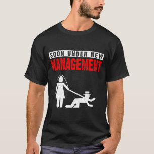 Herren Brauthemd unter neuer Führung Junggesellena T-Shirt