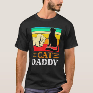 Herren Cat Daddy Vintage Cat Daddy Vatertag 1 T-Shirt