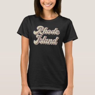 Herren Damen Kinder Rhode Island Heimatstadt Vinta T-Shirt