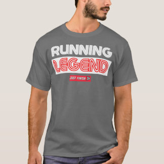 Herren & Damen-Running Motivation-Running Legend J T-Shirt