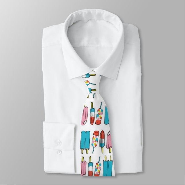 Herren Designer Krawatten Popsicles (Gebunden)