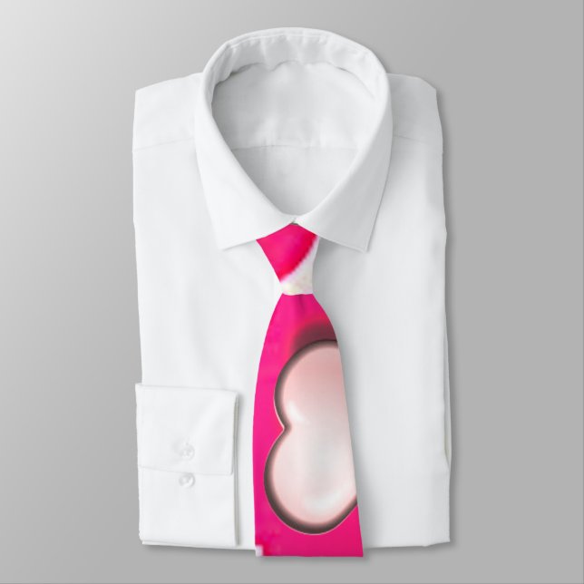 Herren Designer Krawatten Rosa (Gebunden)