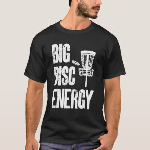 Herren Disc Golf Große Scheiben Energie T-Shirt