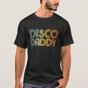 Herren Disco Daddy Retro 60er 70er Party Kostüm Va T-Shirt