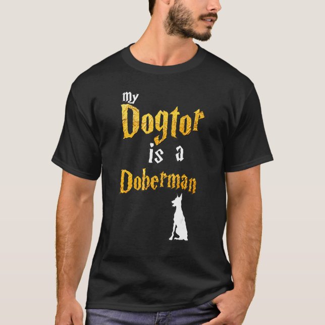 Herren Dobermann  Dobermann T-Shirt (Vorderseite)