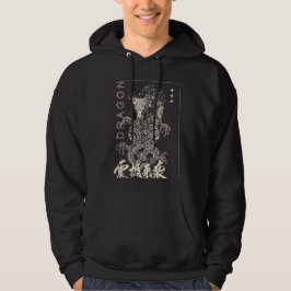 Herren-Drachen-Grafik-Kapuzenpullover Streetwear S Hoodie