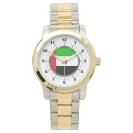 Herren Emirates Flag Oversized Two-Tone Watch Armbanduhr