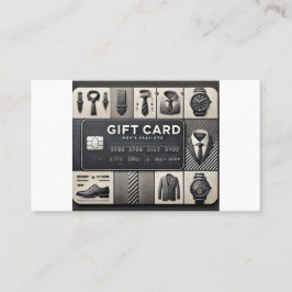 Herren Fashion Store Geschenkkarte - Das perfekte  Visitenkarte