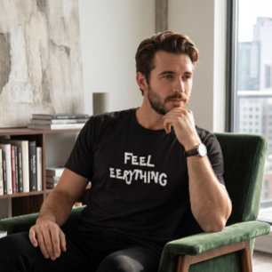 Herren Feel Everything Grafik-Shirt Fettes Schwa T-Shirt