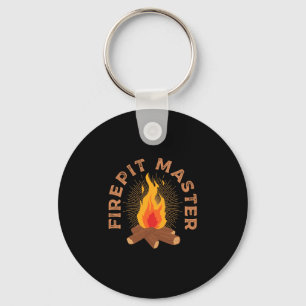 Herren-Feuerstelle Meister Camping Lagerfeuer Camp Schlüsselanhänger