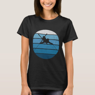 Herren-Freestyle-Skifahren Wintersport Ski T-Shirt