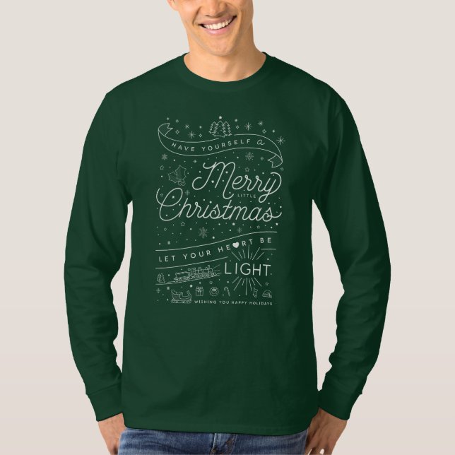 Herren fröhliches, kleines, langweiliges Shirt (Vorderseite)