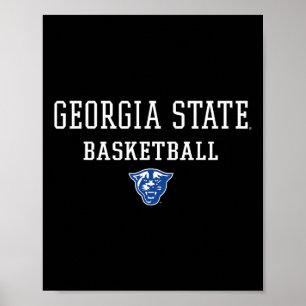 Herren Georgia State R Icon Sketll - Panthers  Poster