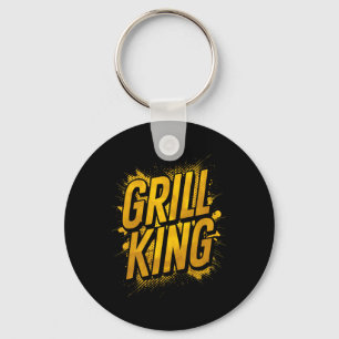 Herren Grill König BBQ Meister Smoke That Meat Gri Schlüsselanhänger