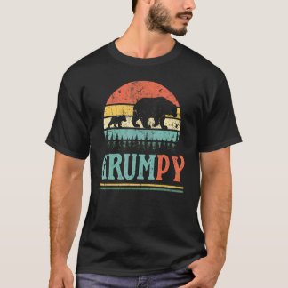Herren Grumpy Bear für Männer Opa Vintage Retro T-Shirt