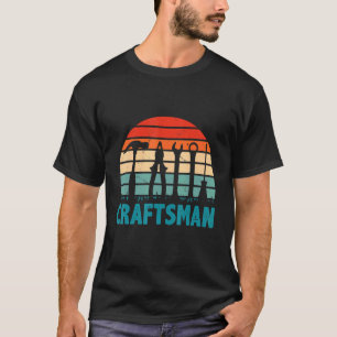 Herren Handwerker Retro Grafik Elektriker Arbeiter T-Shirt