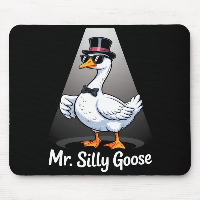 Herren Herr verrückte Gans wird locker Brücke zu s Mousepad (Vorne)
