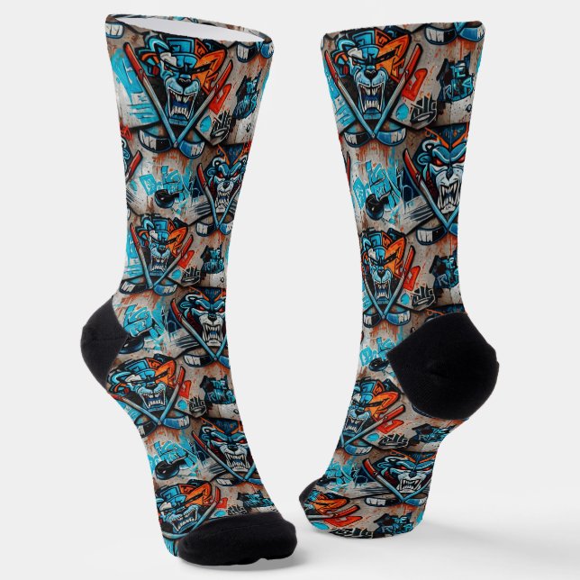Herren-Hockeysocken Socken (Gewinkelt)