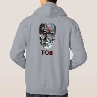 Herren Hoddie mit Schädel von TOB entworfen Hoodie