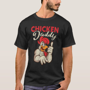Herren Hühner-Daddy Lokale Farm Papa Landwirt Vate T-Shirt
