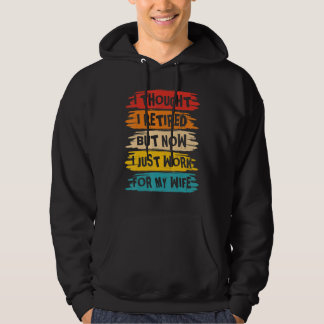 Herren Ich dachte, ich wäre im Ruhestand, aber jet Hoodie