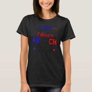 Herren Ich kann nicht ruhig bleiben französische E T-Shirt