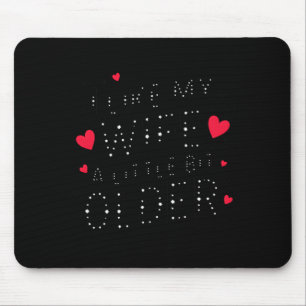 Herren Ich mag meine Frau ein bisschen älter Premi Mousepad