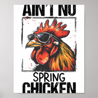 Herren Ist Kein Frühlingsküken Lustiges T Shirt Sa Poster