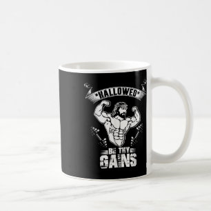 Herren Jesus Bodybuilding T-Shirt - Lustiges Jesus Kaffeetasse