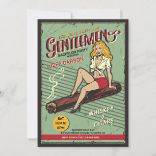 Herren Junggesellenabschied Einladungen